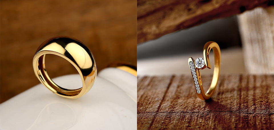Gold rings