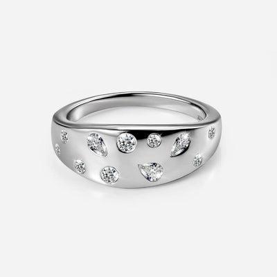 Versa Lab Grown Diamond Candy Tapered Band Ring