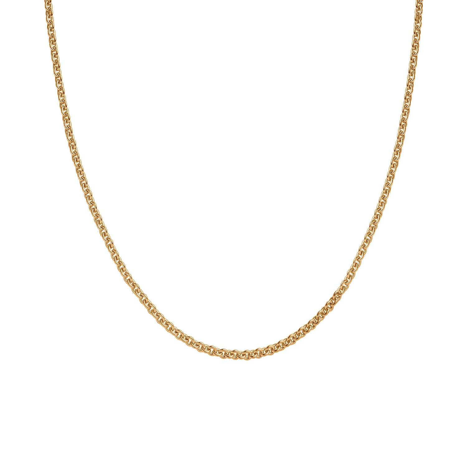 Belcher Link Chain 18K Gold Vermeil + Magnetic Clasp