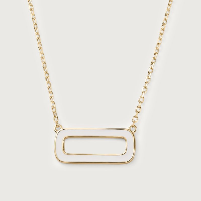 Taffy Enamel Single Link Necklace