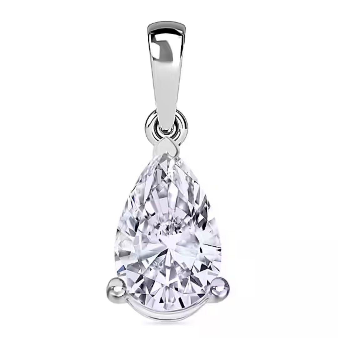 Versa Trinity Lab Grown Diamond Ring + 1 Ct. Lab Grown Diamond Pendant in 9K Gold