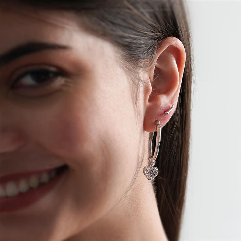 Molto Hook Stud Earrings + Taffy J Luxe Hoops