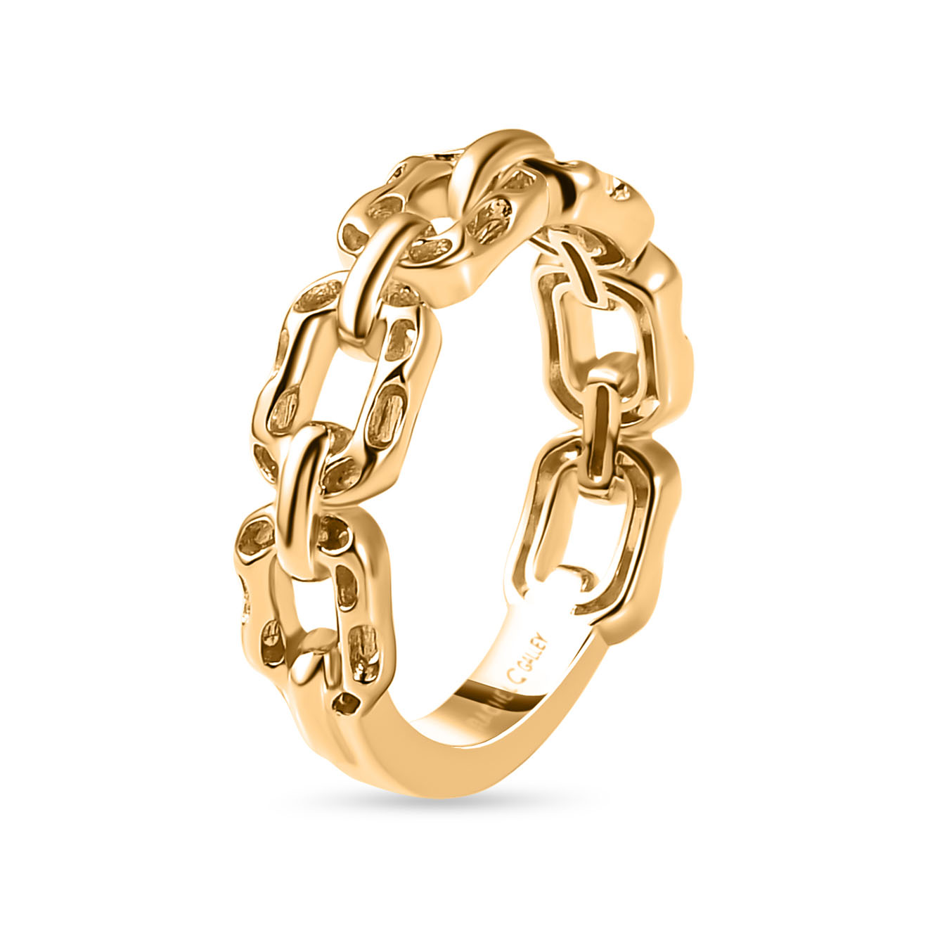 Allegro Small Link Ring + Allegro Link Charm Bracelet