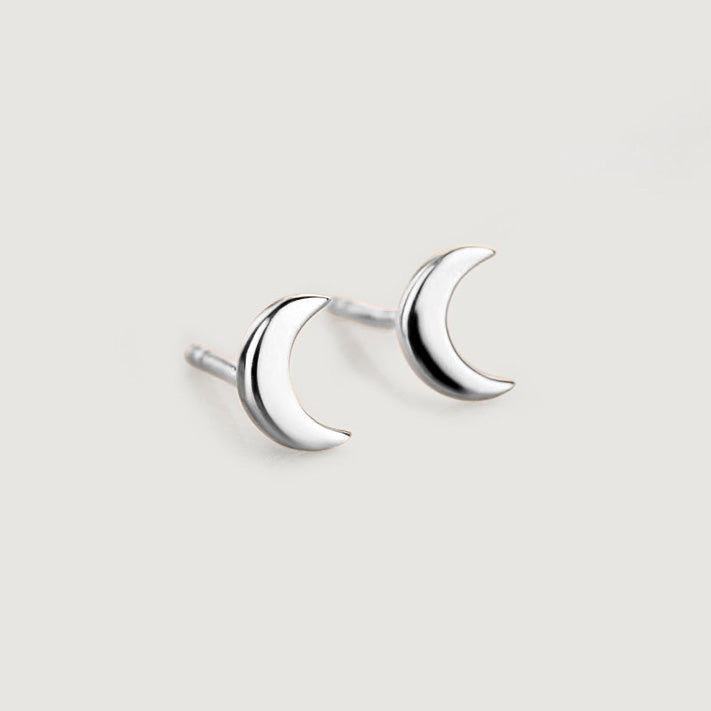 Celestial Half Moon Vampire Earrings
