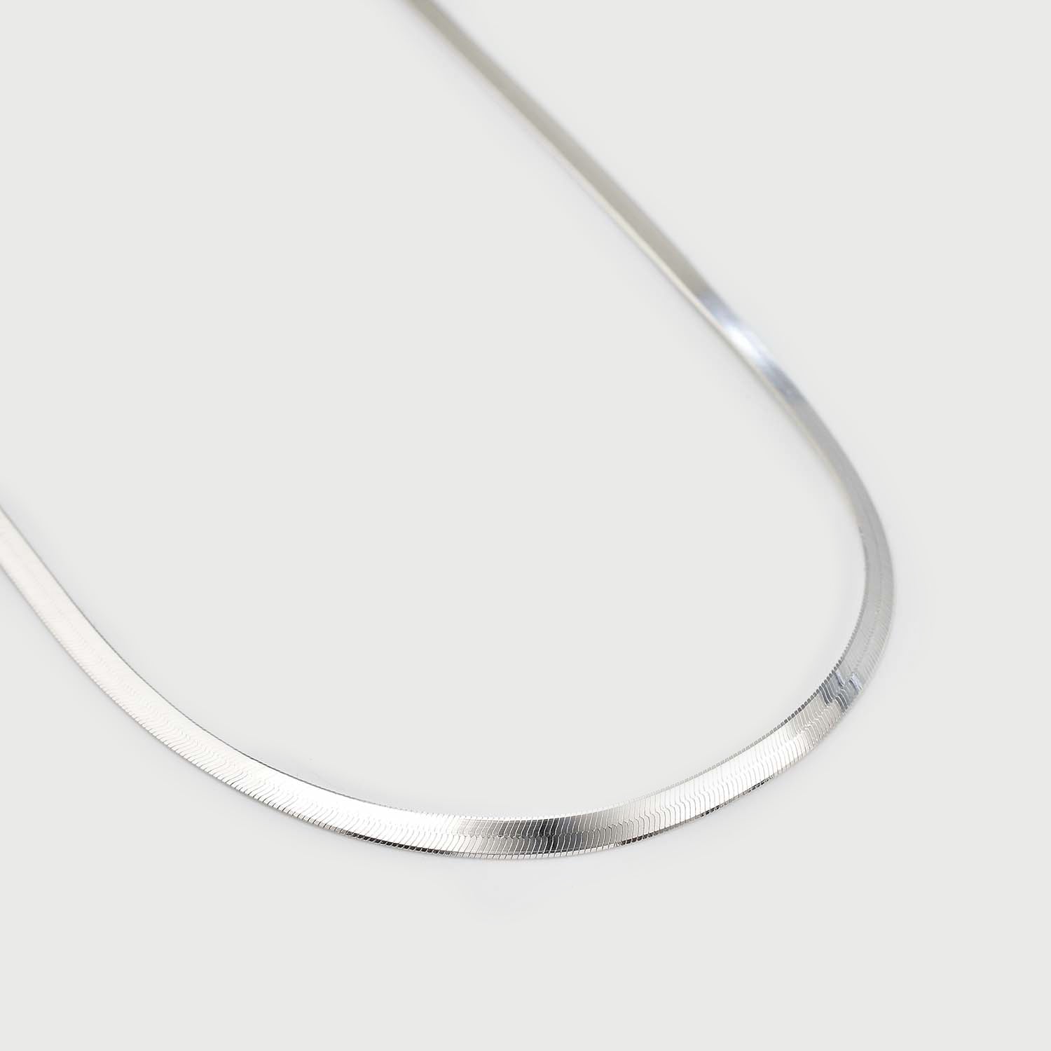 Essential Triple Herringbone Chain Necklace