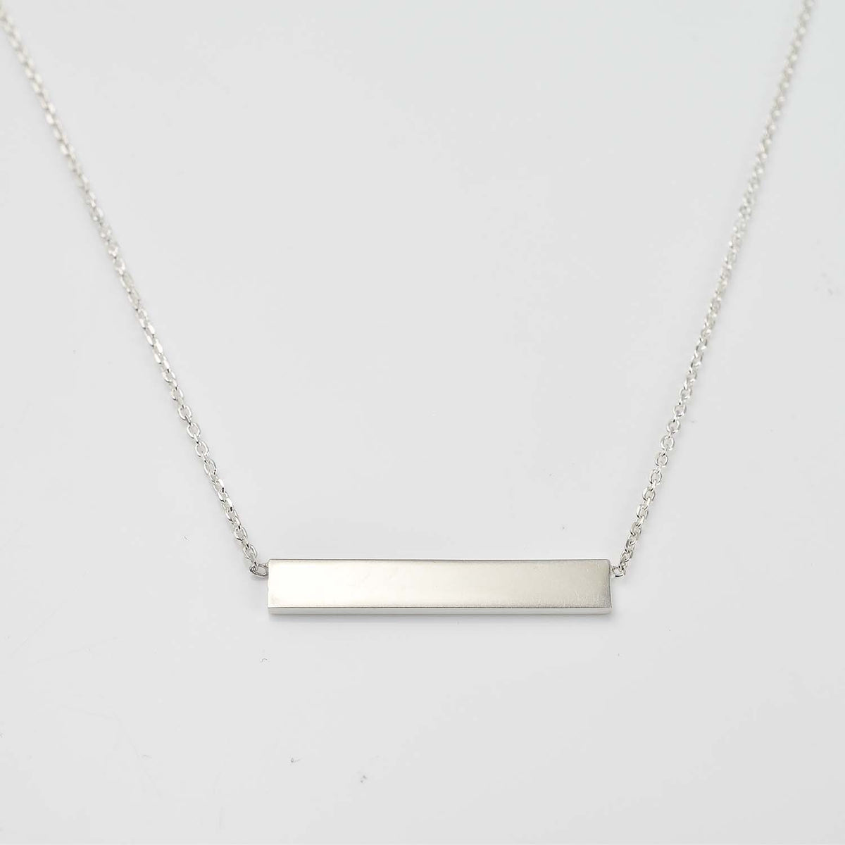 Engravable Bar Necklace