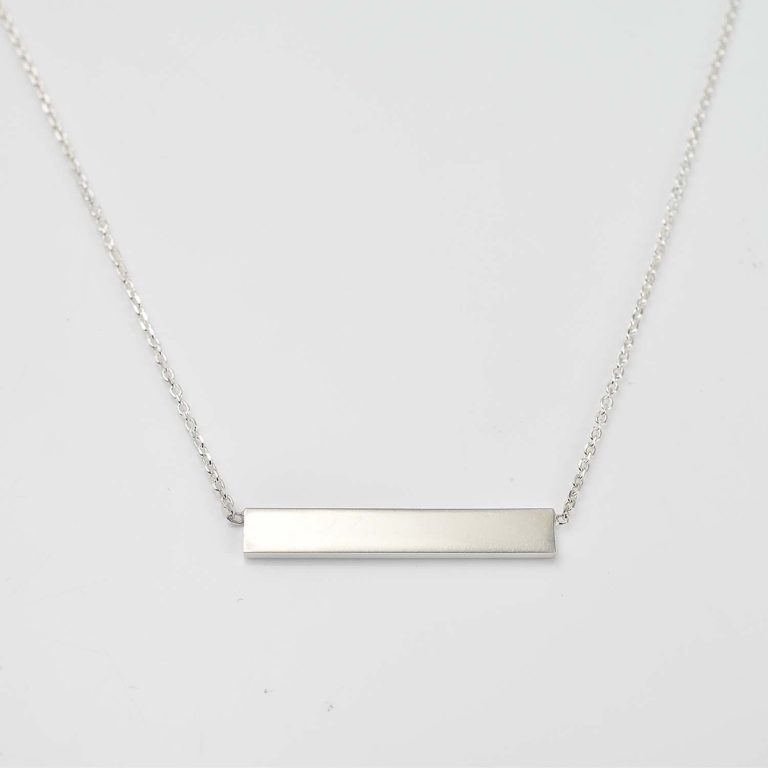 Engravable Bar Bracelet + Engravable Bar Necklace