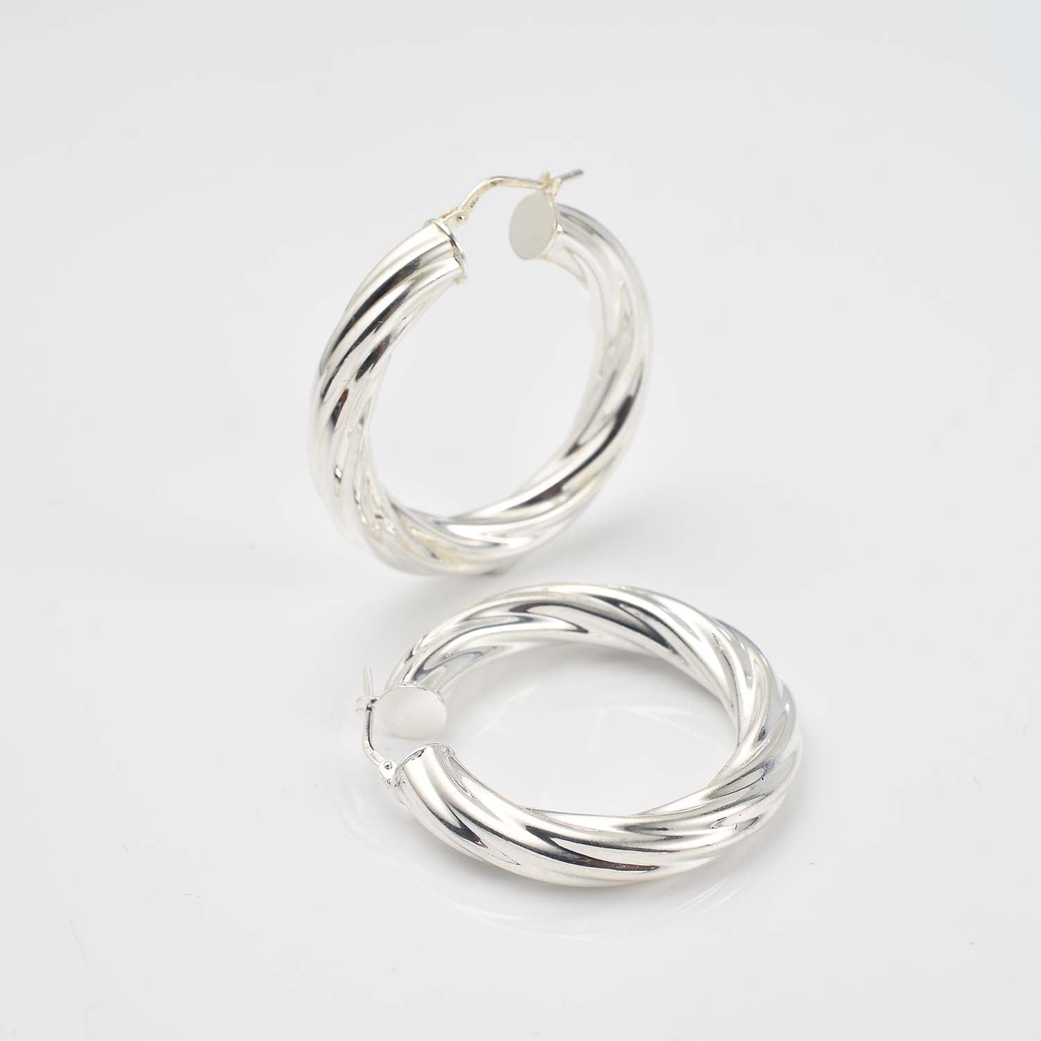 Molto Spiral Wrap Bangle + Spiral Creole Hoops