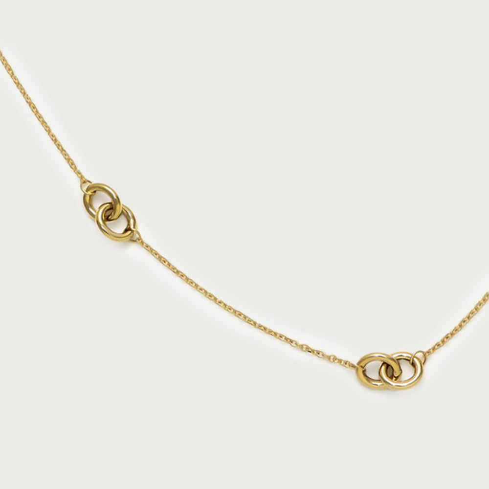 Gold Essentials Love Knot Necklace,7824118