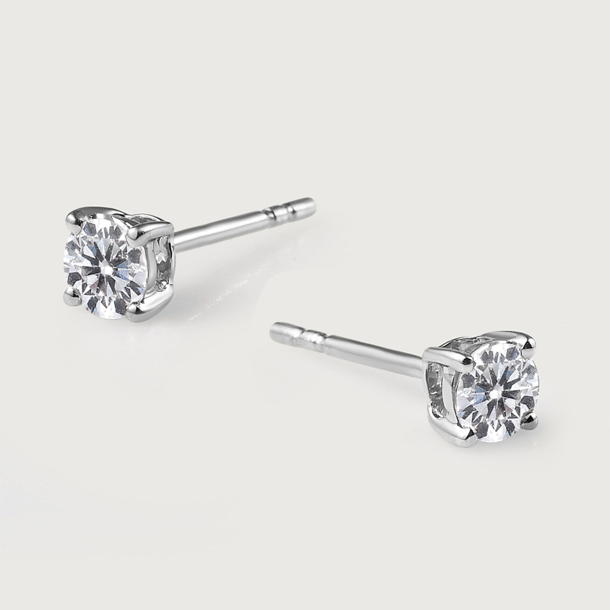 9K Gold Lab Grown Diamond Classic Stud Earrings + Elysian Dancing Lab Grown Ring