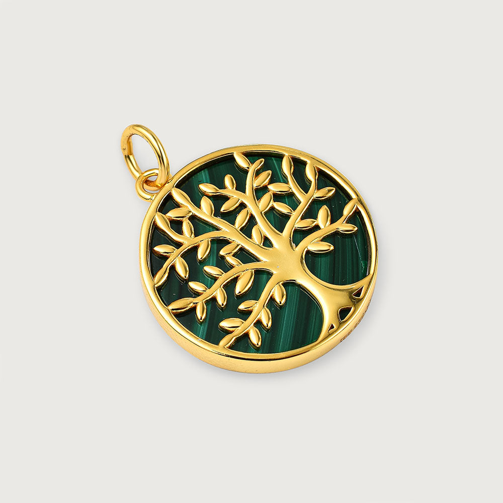 Essential Tree Life Malachite Pendant
