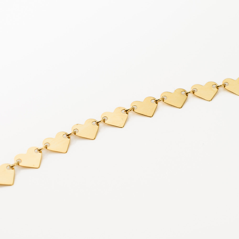 9K Yellow Gold Necklace, 7824114