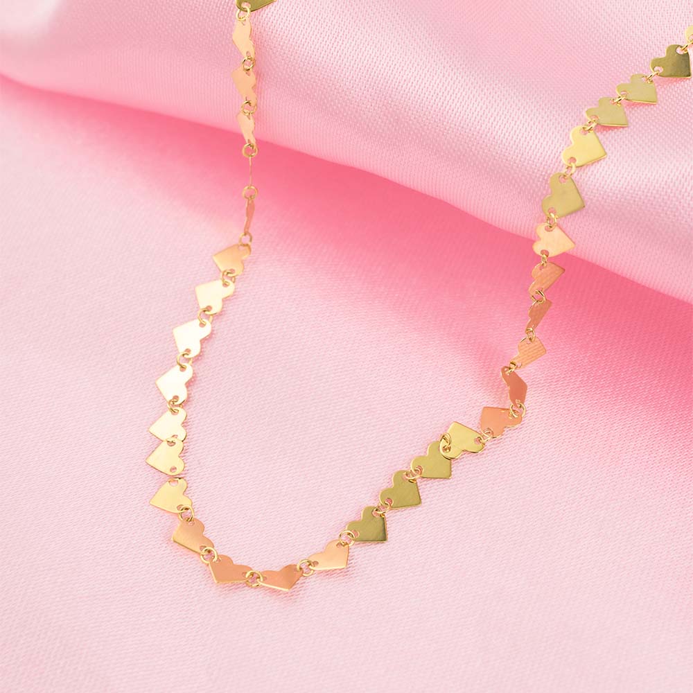 9K Yellow Gold Necklace, 7824114