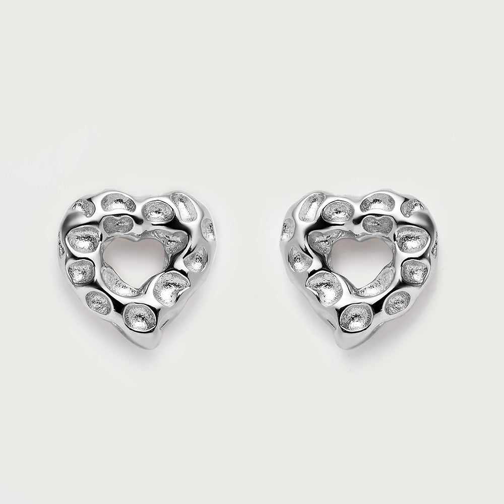 Allegro Ring + Allegro Circle of Life Pendant + Allegro Heart Stud Earrings