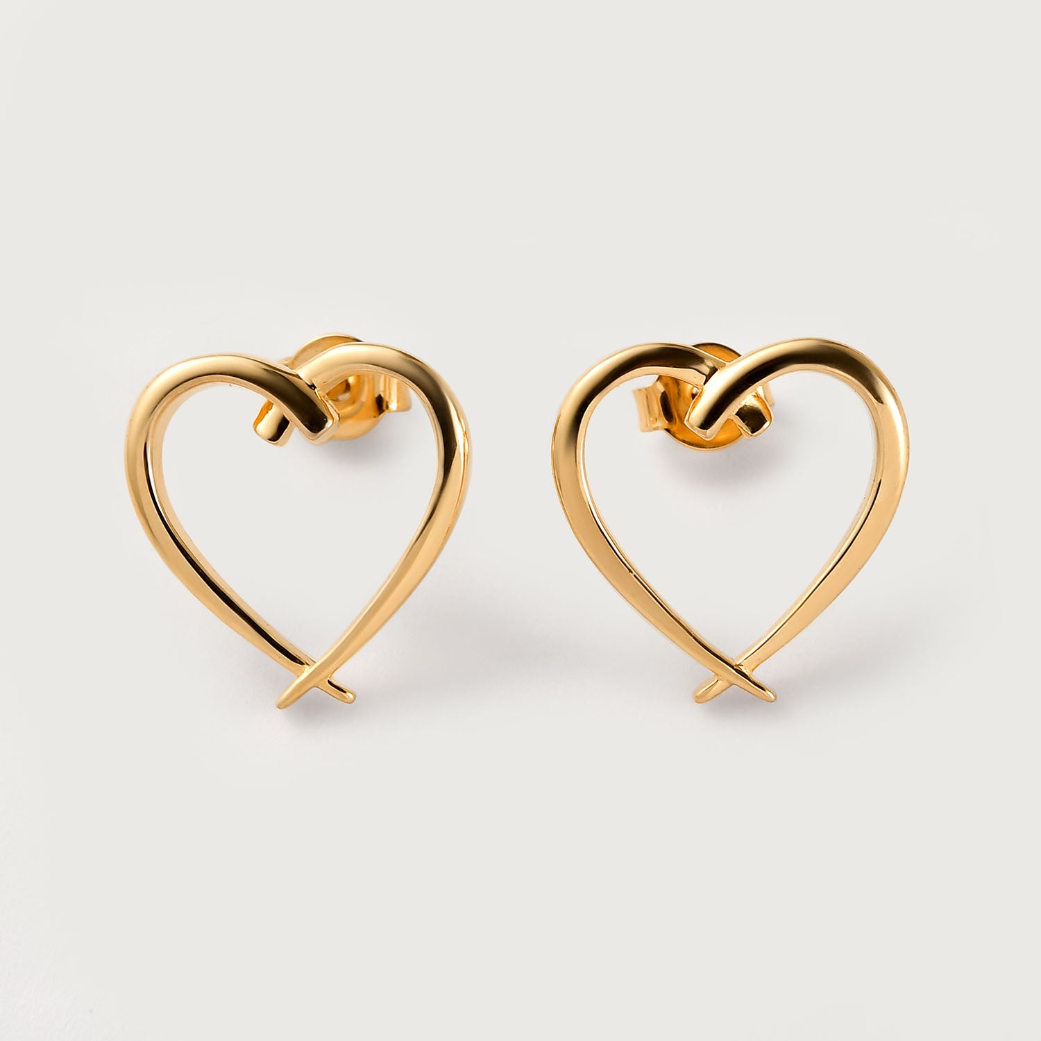 Molto Heart Stud Earrings + Molto Signature Heart Earrings