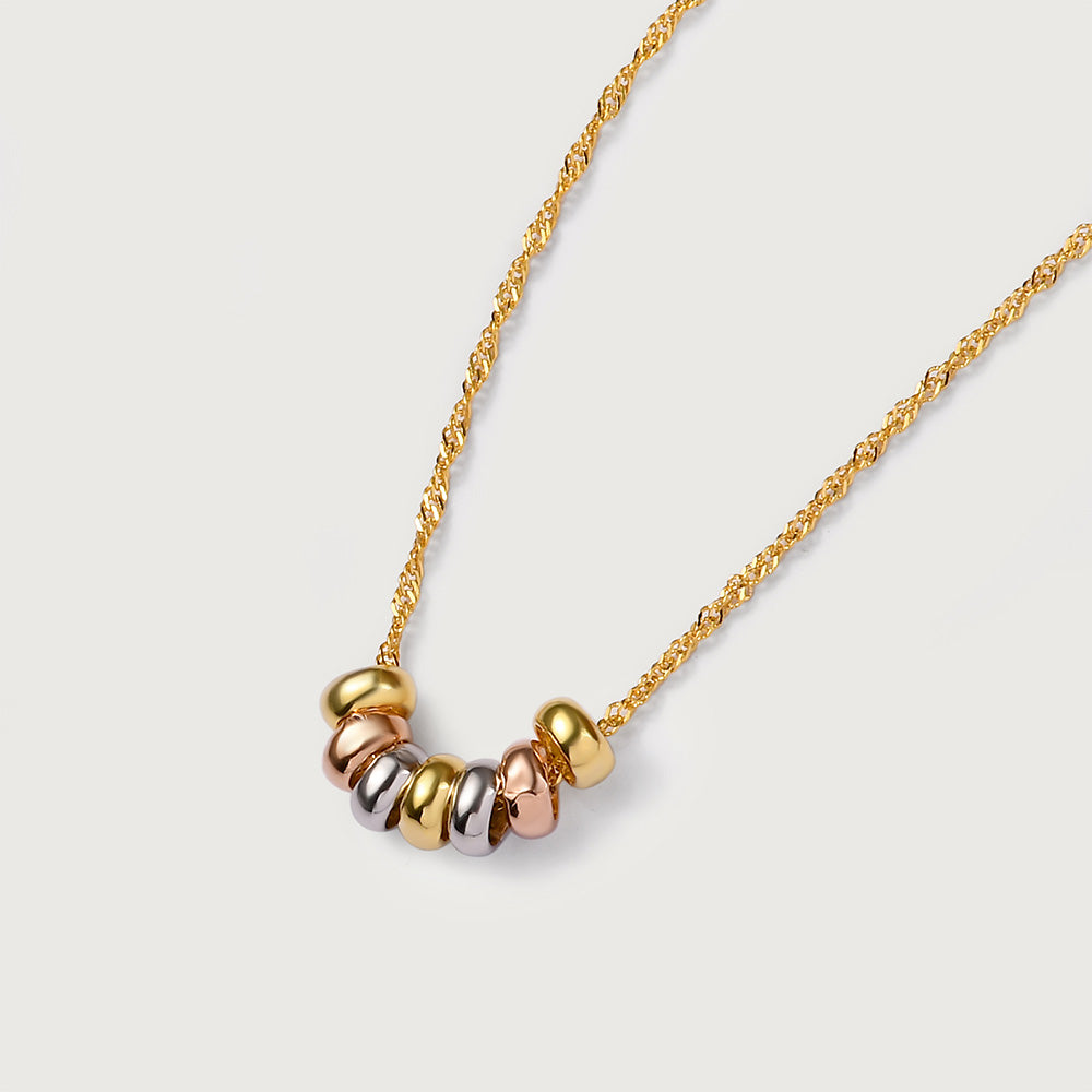 Gold Essential Triple 9K Gold Chain Necklace – RachelGalley