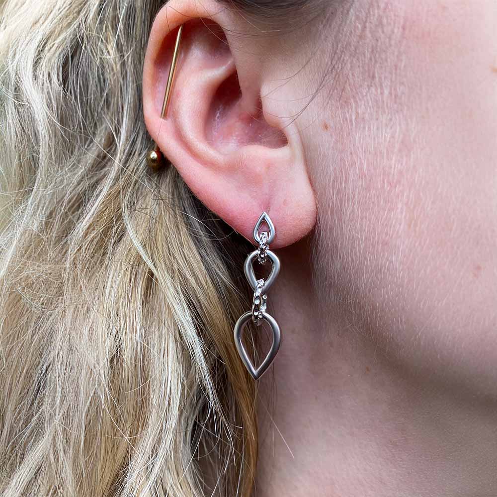 Love Link Drop Earrings + Love Link Ring