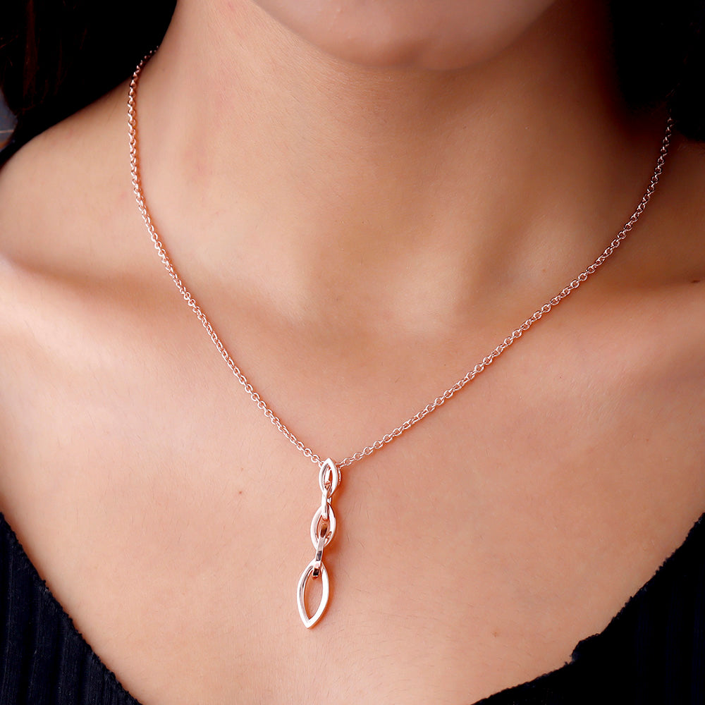 Molto Link Pendant with FREE Chain + Molto Link Drop Earrings