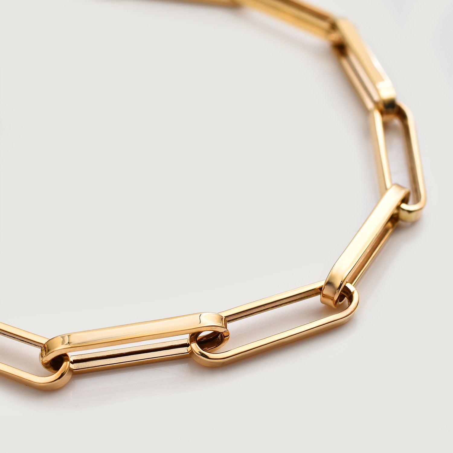 Paperclip Necklace + Paperlink Bracelet in 14K Gold