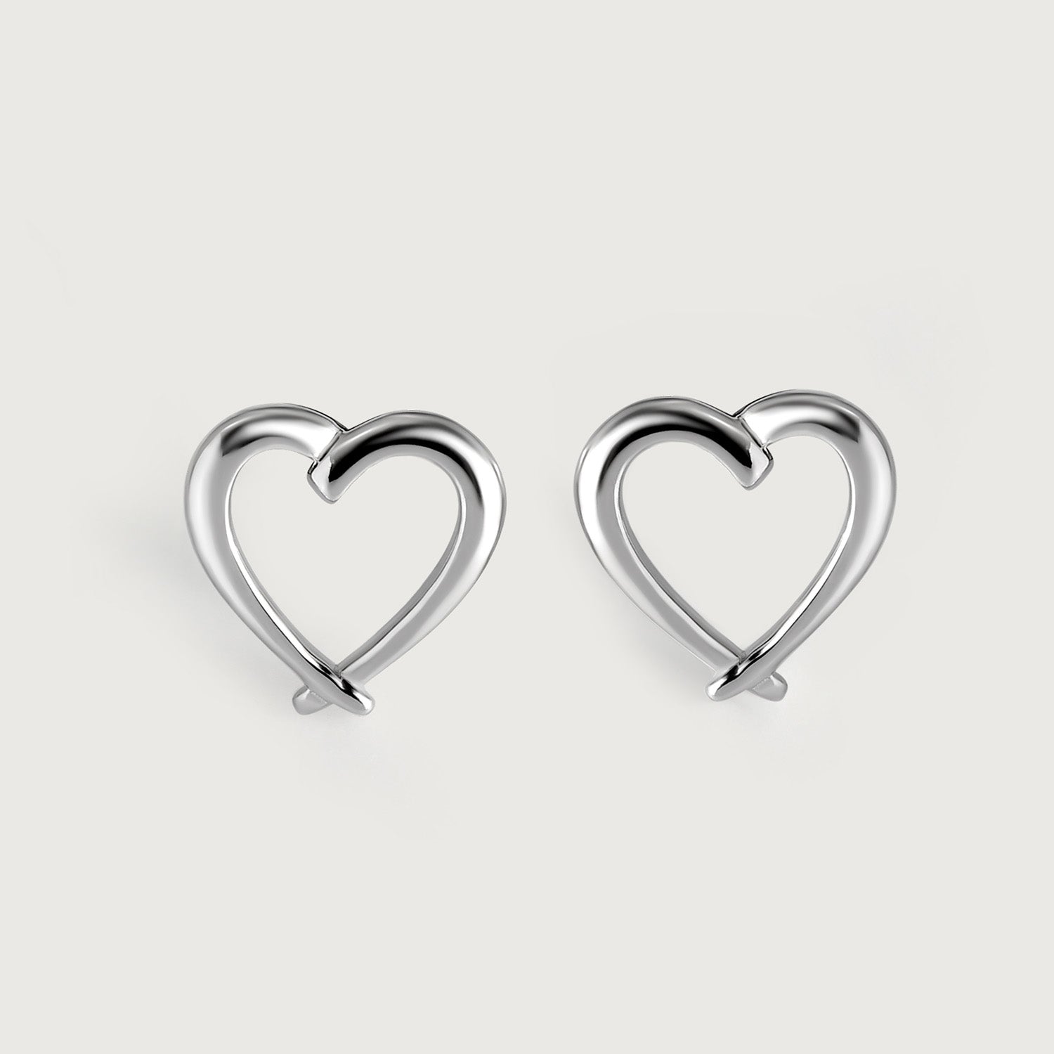 Molto Heart Stud Earrings + Molto Signature Heart Earrings