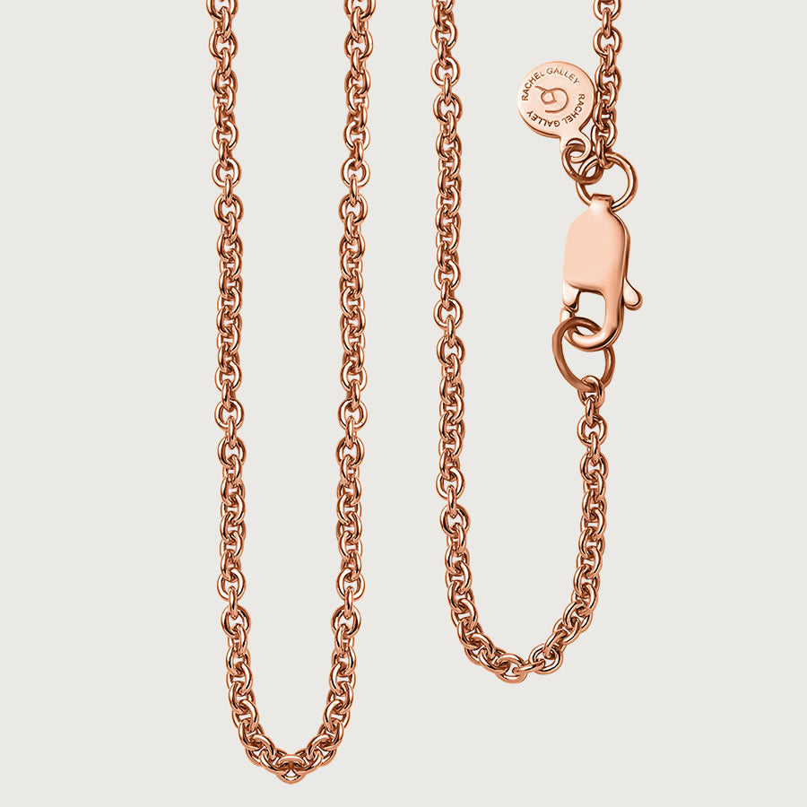 Allegro Loop Pendant + Belcher Link Chain 18K Gold Vermeil