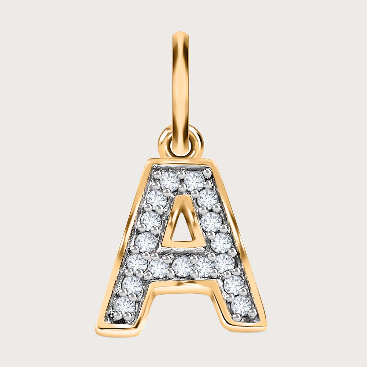 Versa Diamond Halo Ring + Versa Diamond Alphabet Pendants + Stars & Moon Diamond Drop Earrings