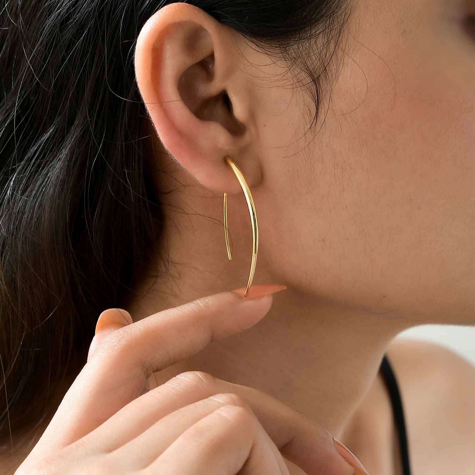 Molto Large Hoop Earrings & Spike Hook Earrings Collection