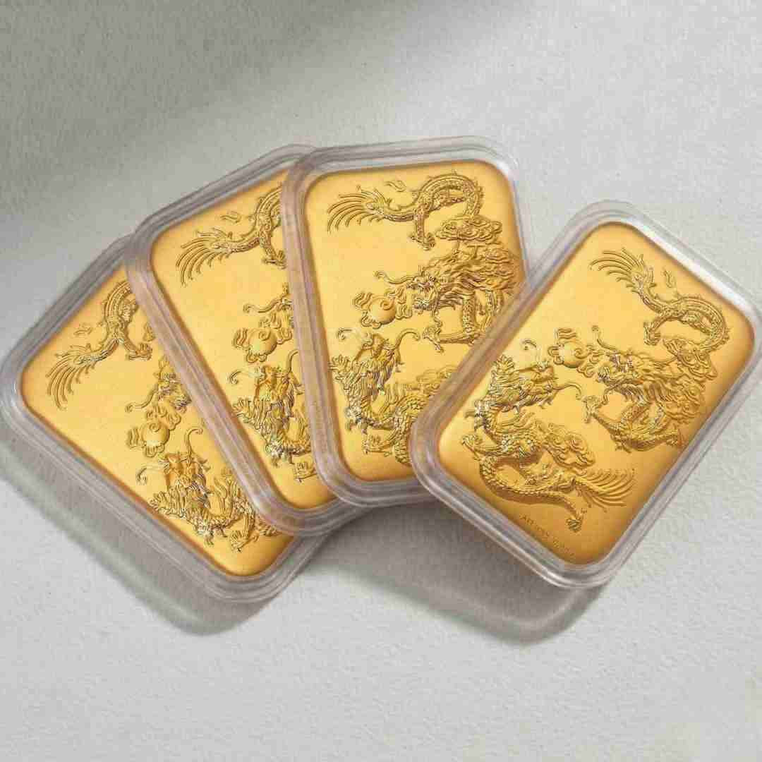 Set of Four 24K Yellow Gold (99.99% Gold Purity) Essential Majestic Du ...