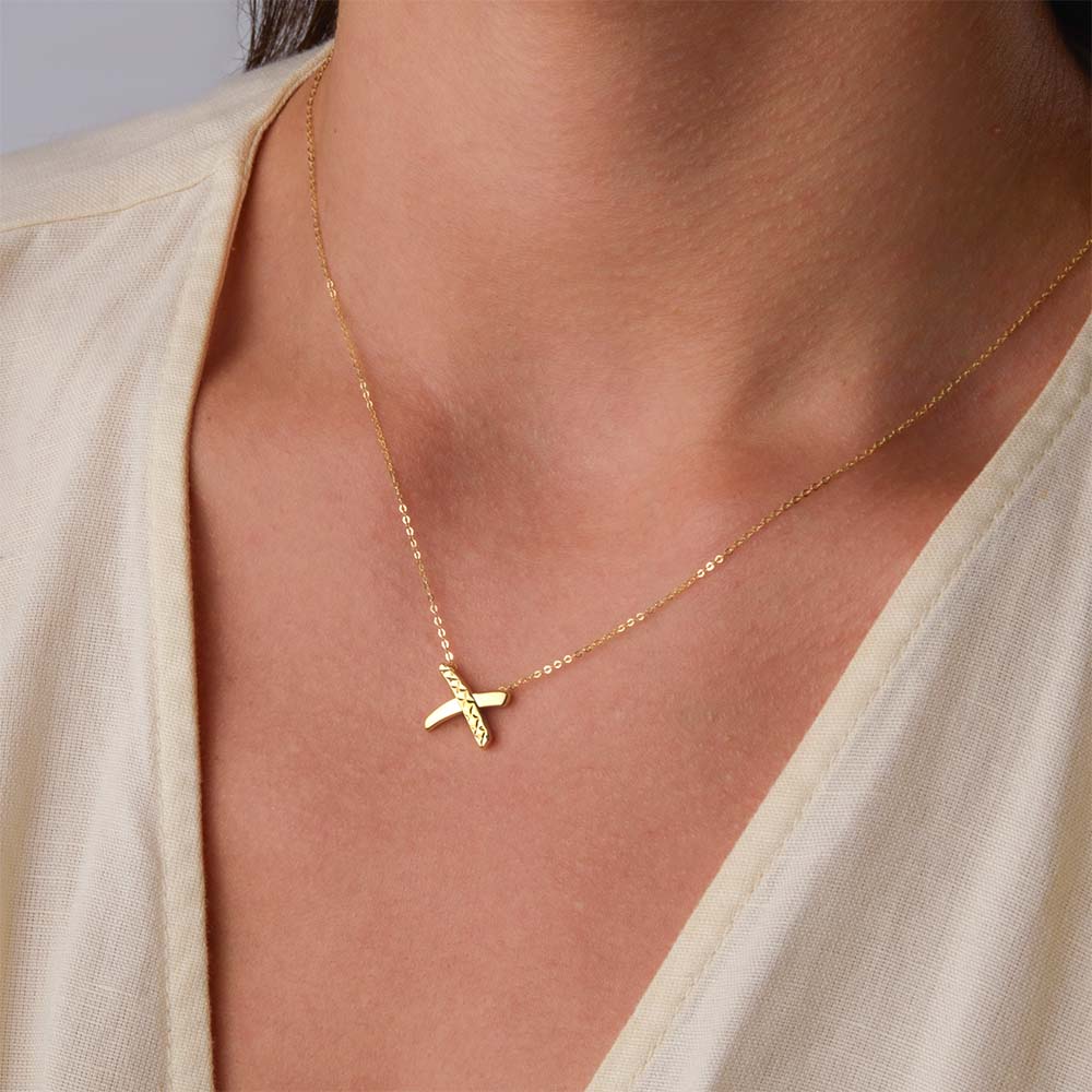 Molto Kiss Necklace in 9K Gold,7824162