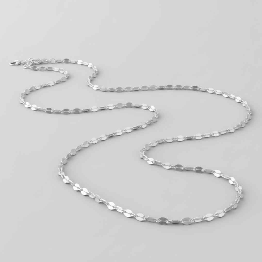 Platinum Silhouette Forzatina Elfin Chain - Platinum / 18
