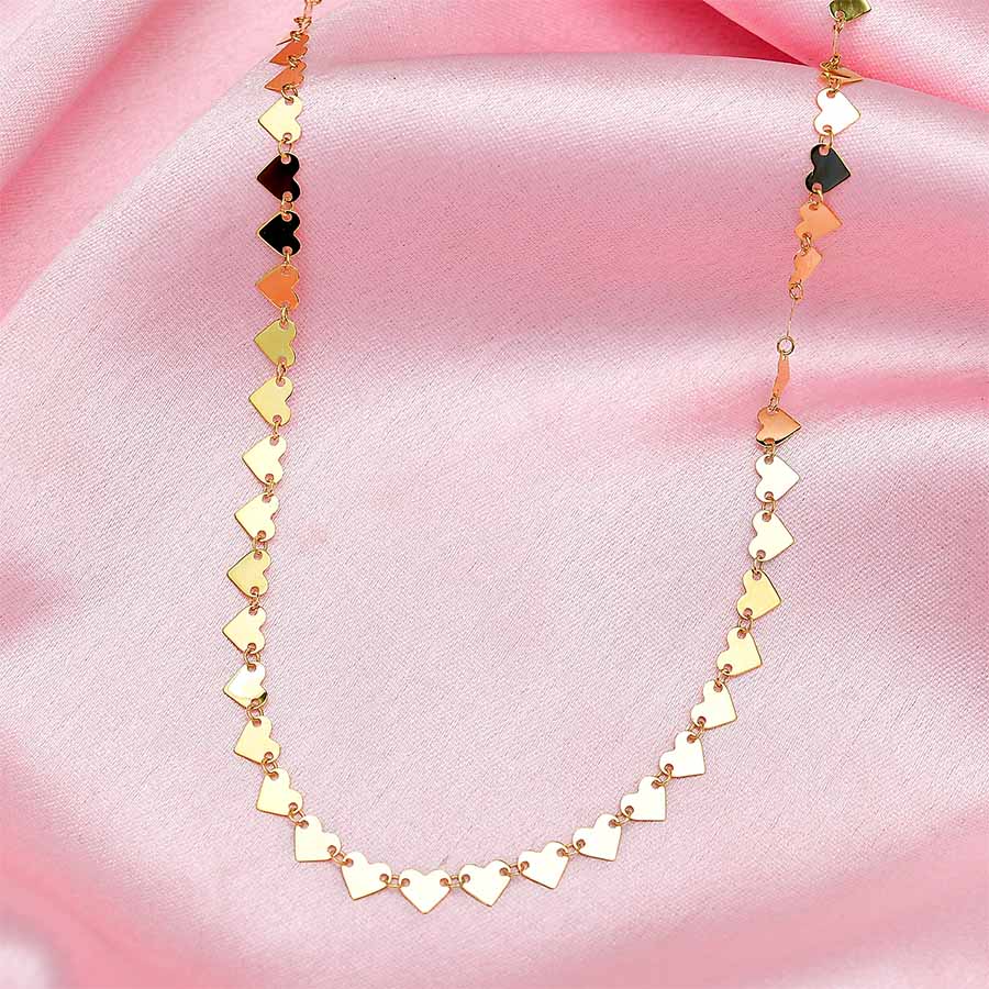 9K Yellow Gold Necklace, 7824114