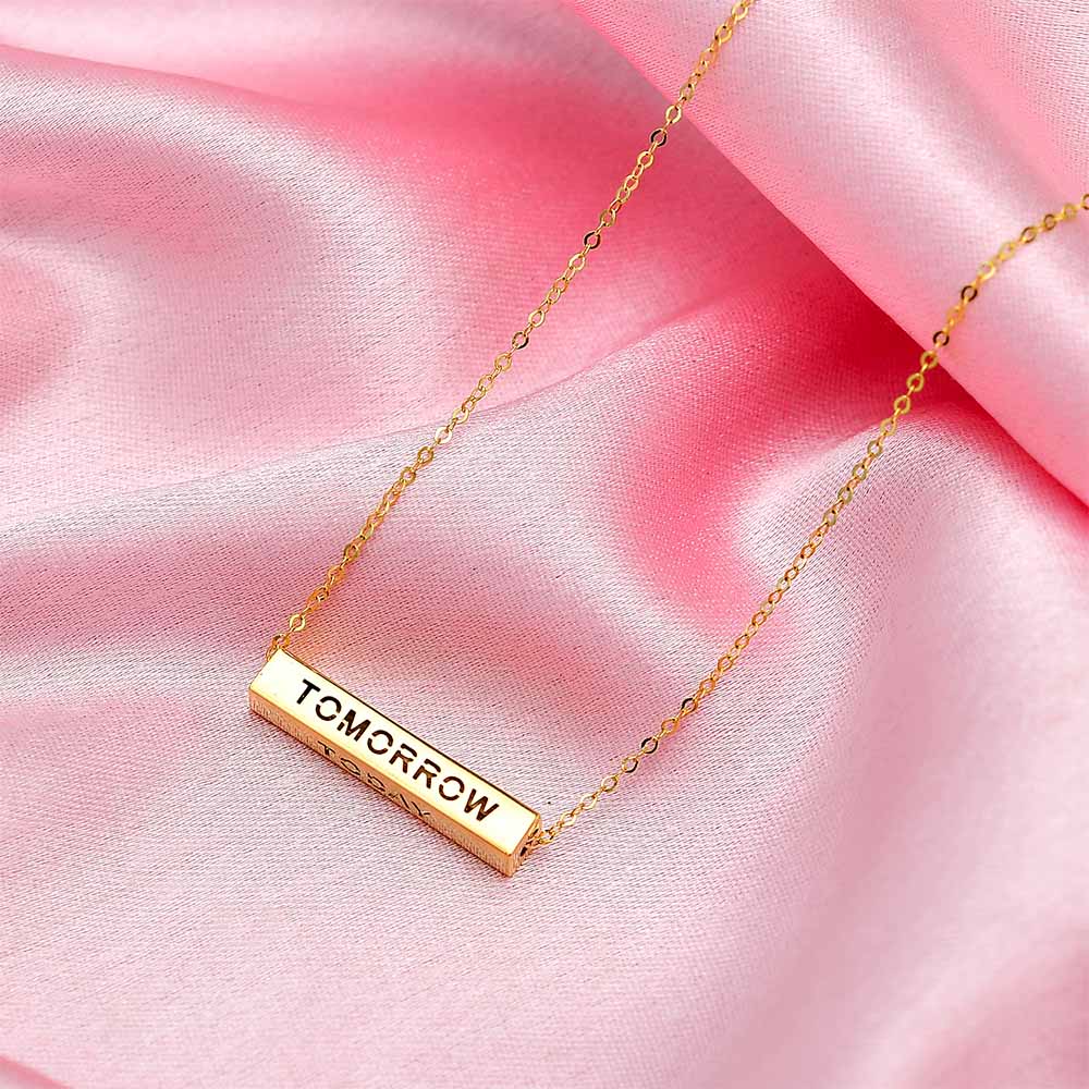 Longevity Gold Necklace,7824159