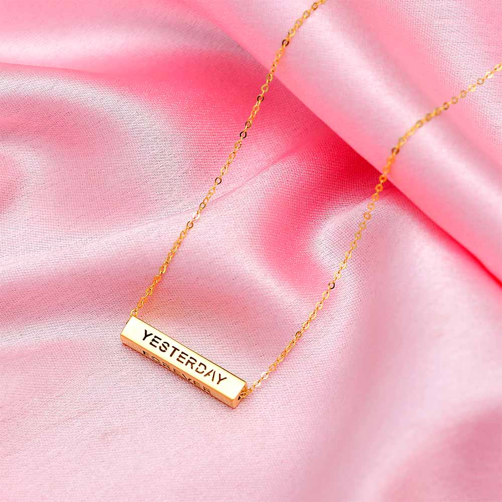 Longevity Gold Necklace,7824159