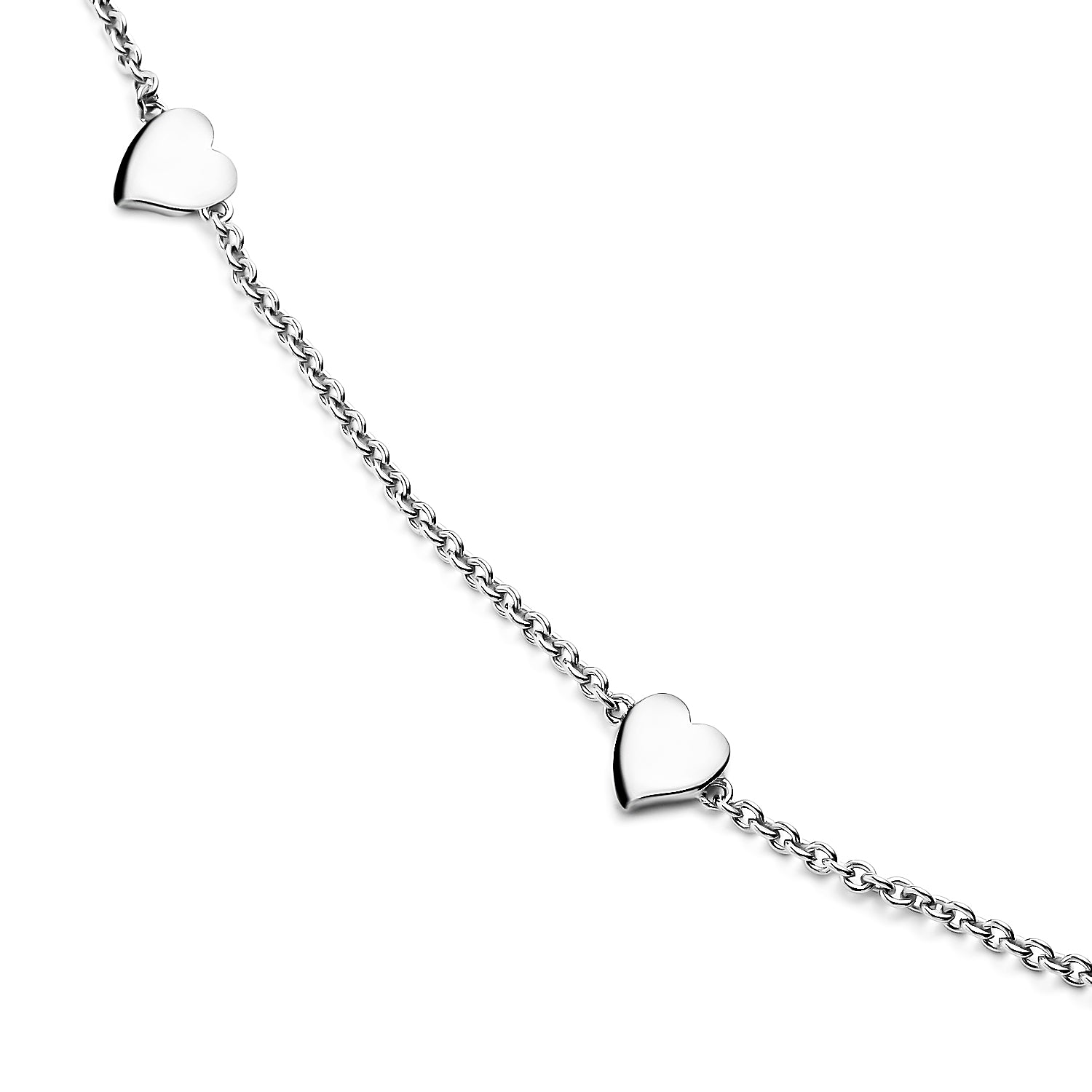 Amore Heart Station Necklace