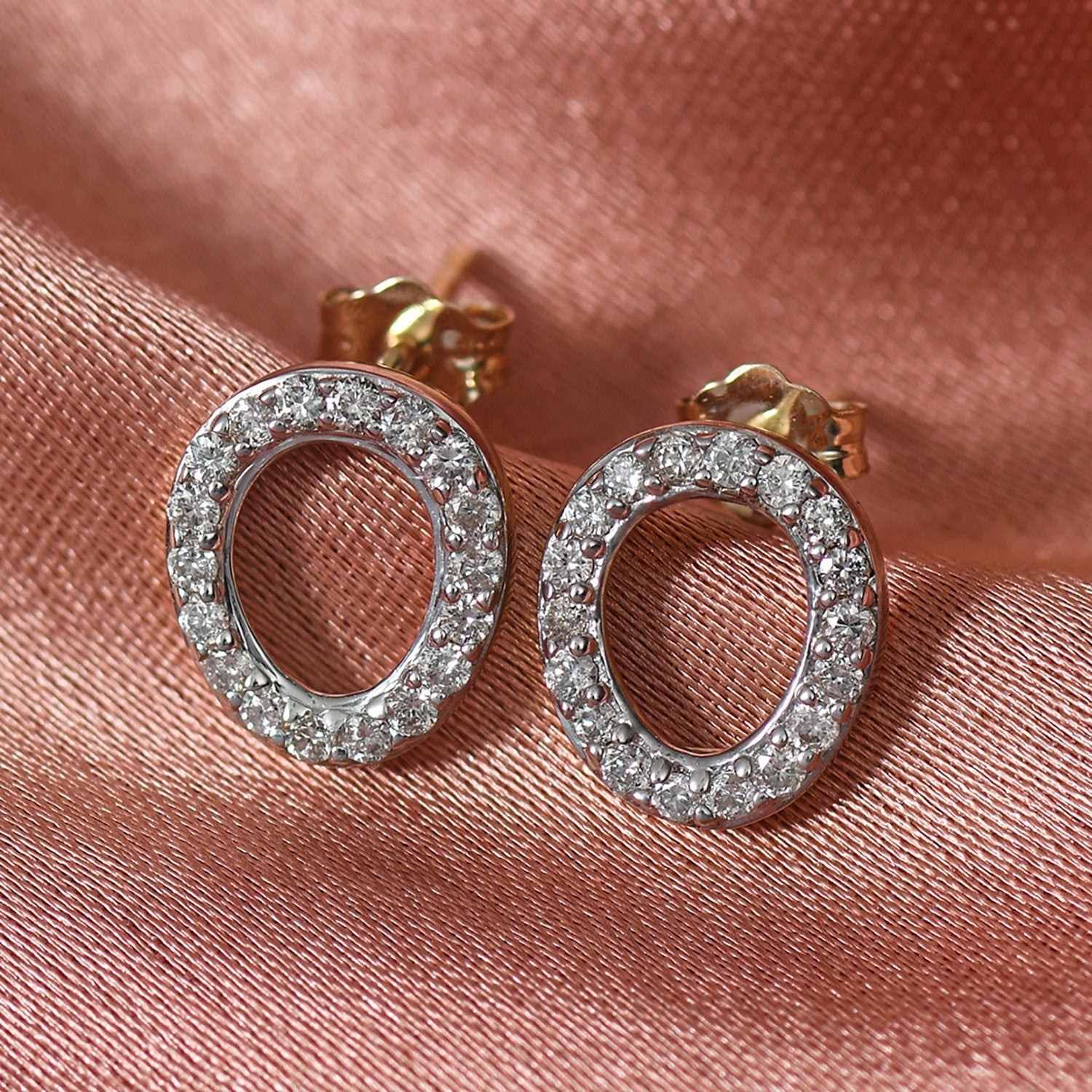 Versa Certified Diamond Studs in 9K Yellow Gold Diamond Carat Wt. 0.30 RachelGalley