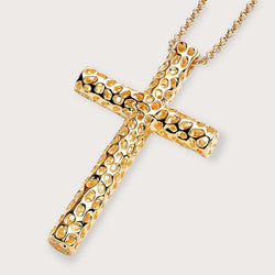 Lattice Cross Necklace