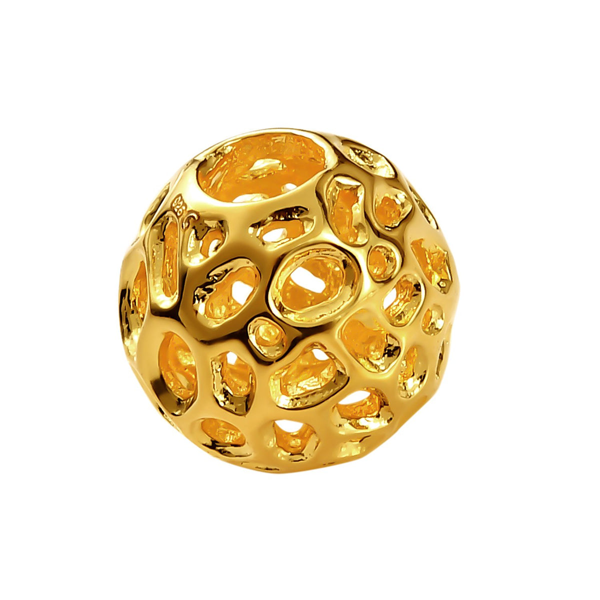 Lattice Globe Pebble Charm