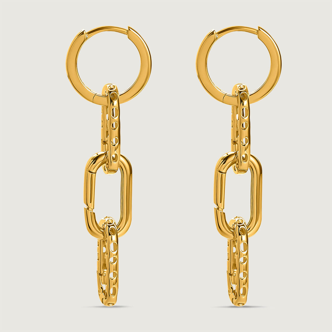 Allegro Link Drop Earrings