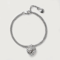 Angel Heart Bracelet with Tanzanite
