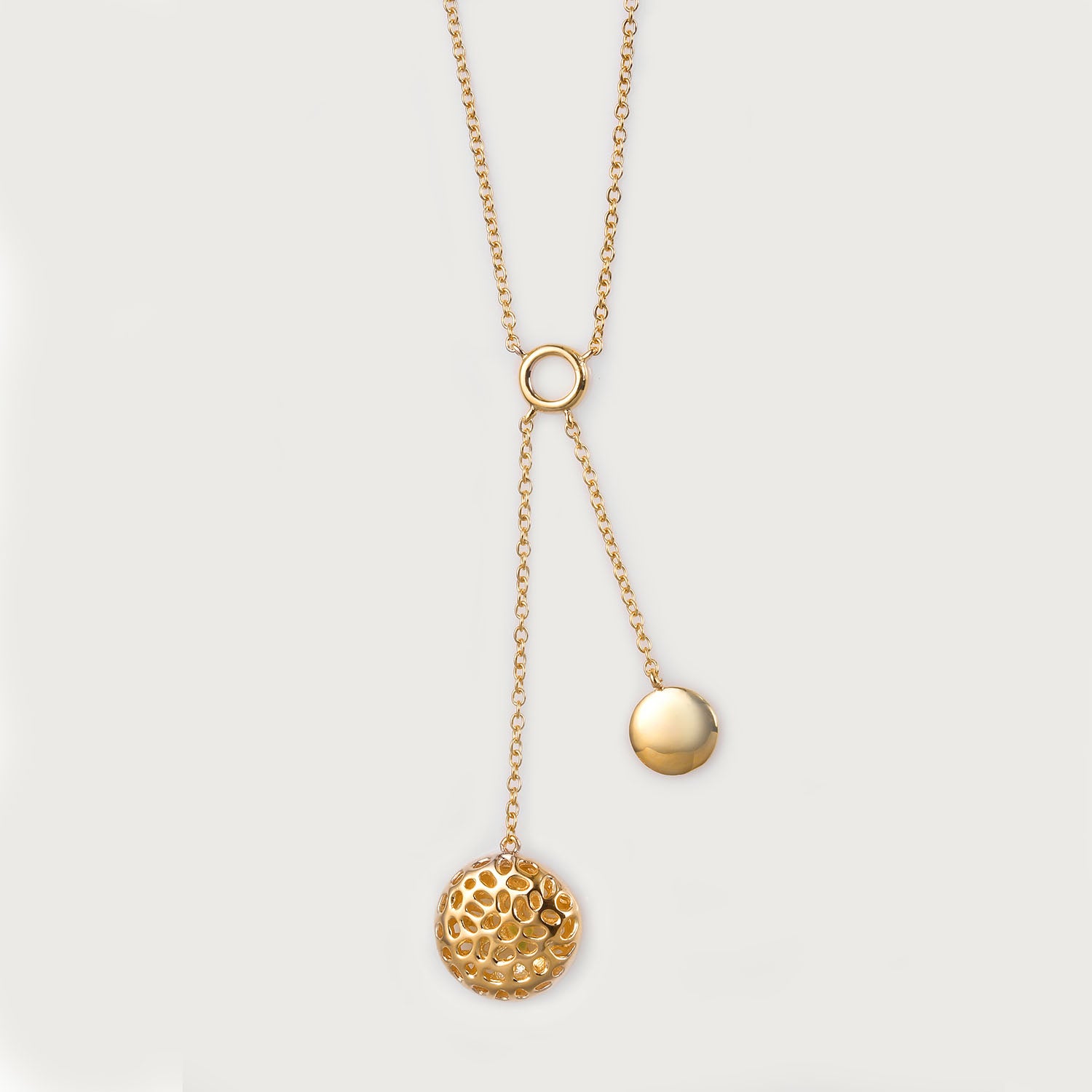 Pebble Y Statement Necklace
