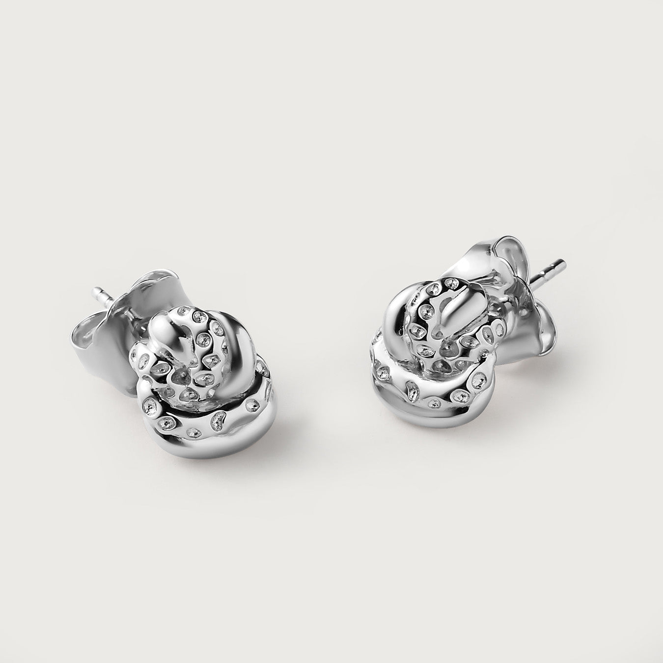 Love Knot Stud Earrings