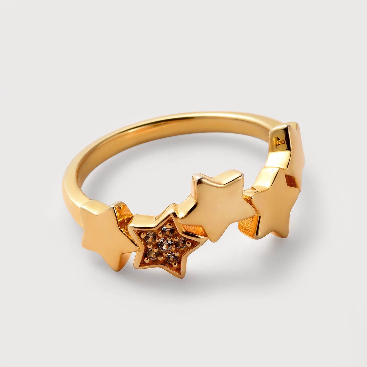 Star Band Ring Zircons
