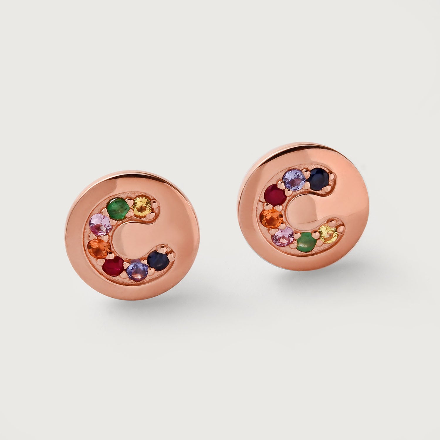 Lilian Stud Earrings Gemstones