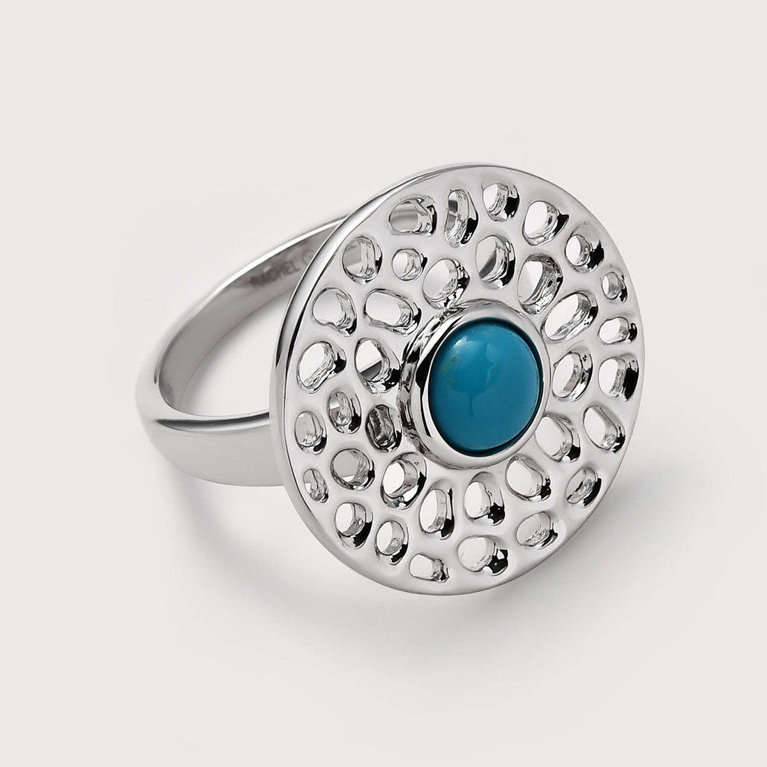 Lattice Disc Ring Sleeping Beauty