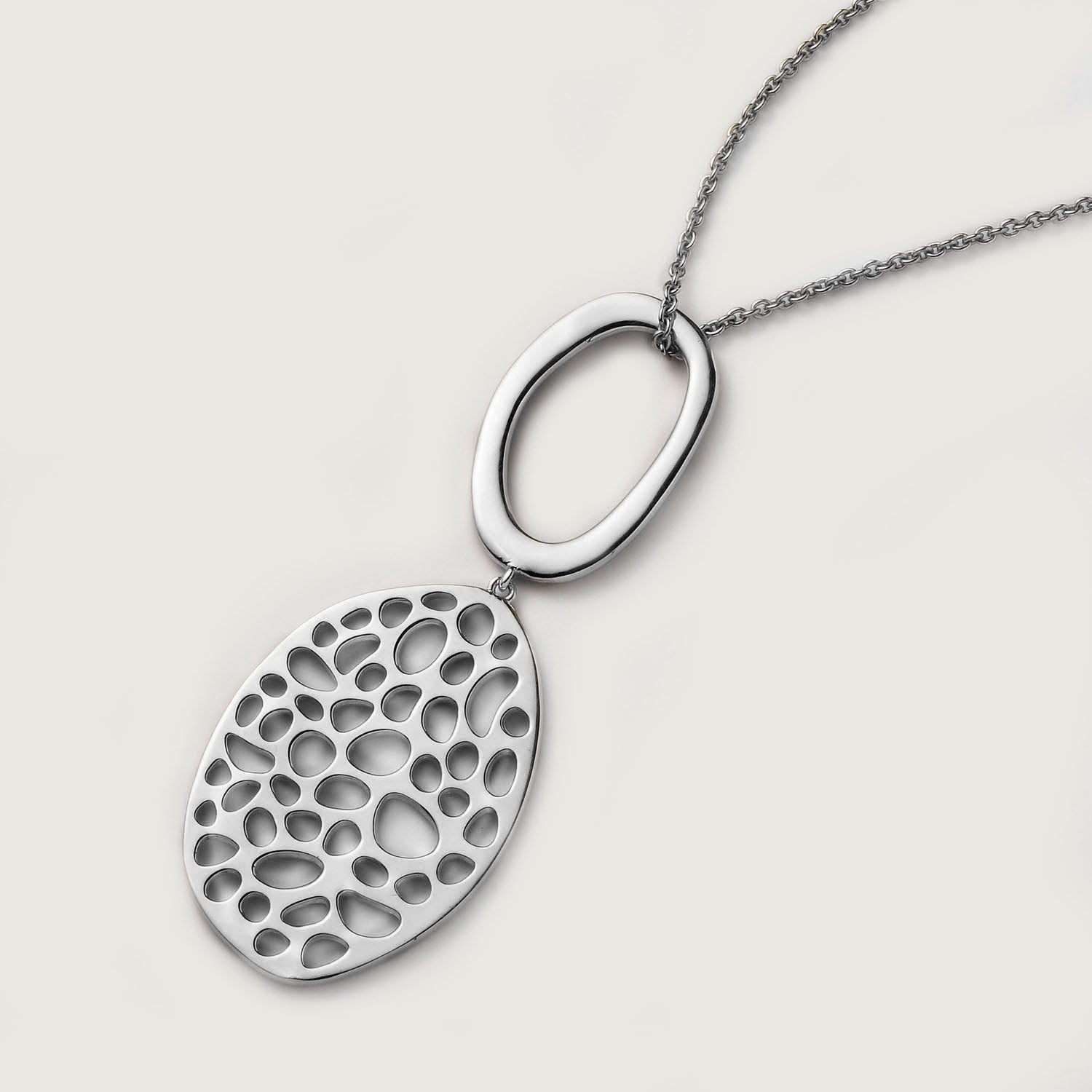 Lattice Double Link Necklace