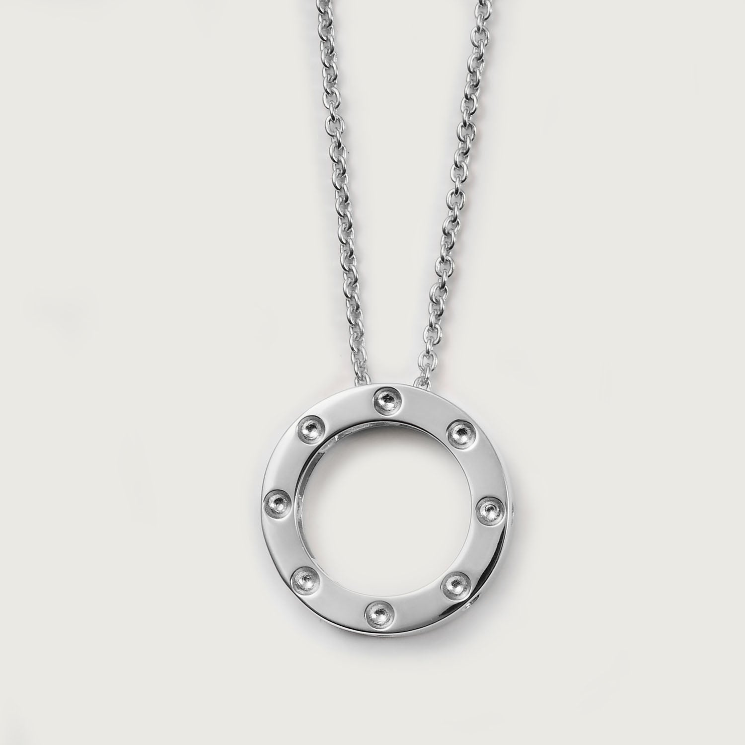 Essential Circle Life Necklace Ruby