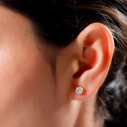 Versa Certified Diamonds Stud Earrings in 14K Gold, 0.27 cts. IGI Certified diamonds