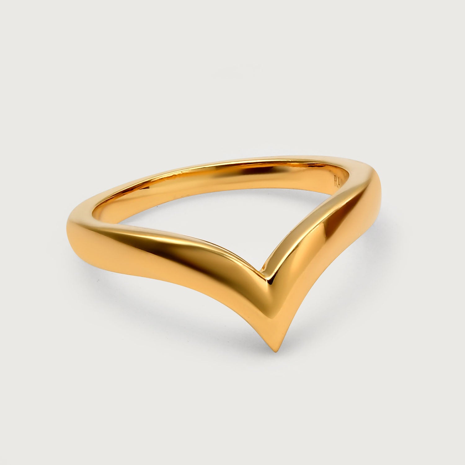 Grecian Wishbone Stacking Ring