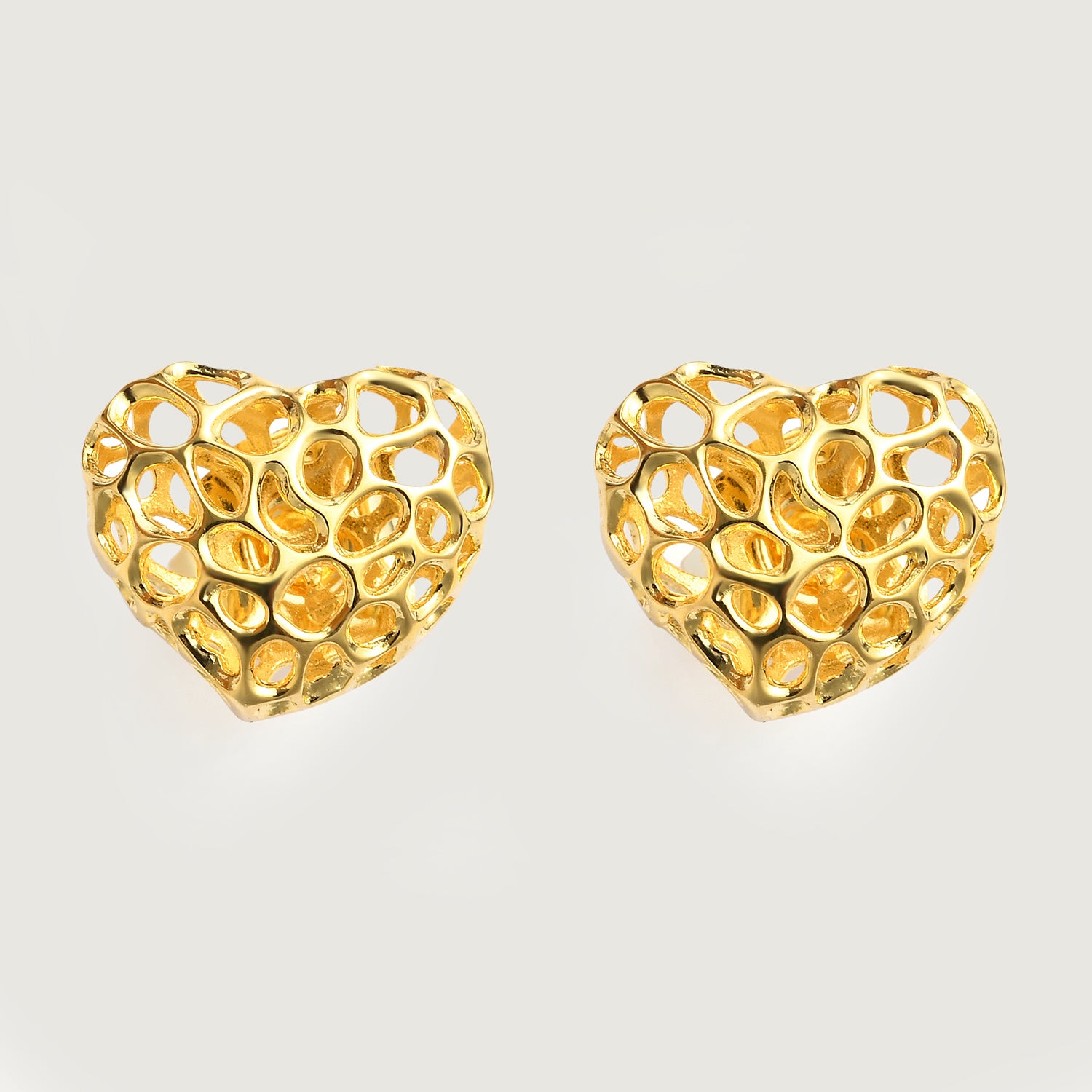 Amore Heart Stud Earrings