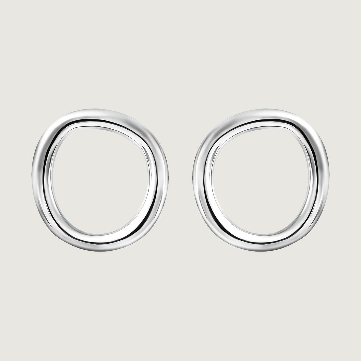 Molto Round Stud Earrings